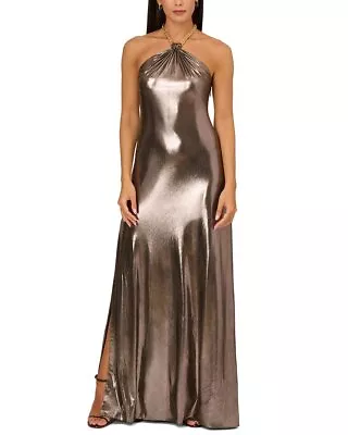 Aidan Mattox Metallic Knit Gown Women's • $99.99