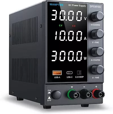 30V~160V 2~10A Adjustable Variable Lab DC Power Supply Bench Power Switching • £105.59