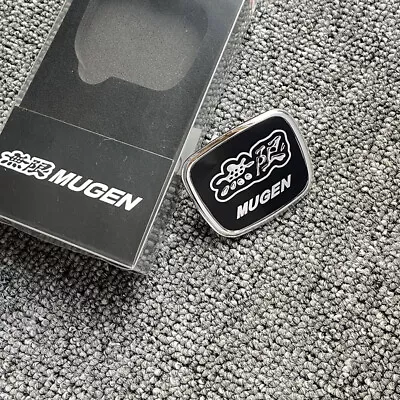 Mugen Steering Wheel Black Jdm Badge Emblem For Civic Fn2 Fk2 Fk8 Fc Fd2 Sticker • $13.96