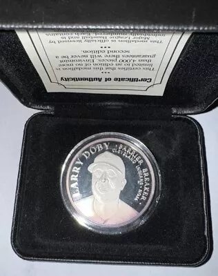 Larry Doby Limited Edition Cleveland Indians All-Star Coin SILVER 1 Troy Ounce • $49.95