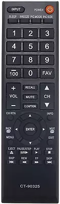 Young CT-90325 Remote For Toshiba LCD LED TV 50L2200U 37E20 22AV600 40FT1 32C12 • $11.27