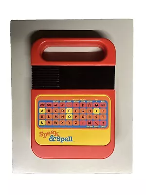 Speak And Spell Vintage Kahootz Classic Game Learning Model #09624 Tested • $14.99