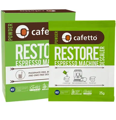 $10.99 • Buy DELONGHI Restore Descaler Espresso Coffee Machine Eco Descaling Sachets Cafetto