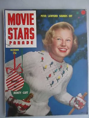 Movie Stars Parade Magazine - December 1949 Issue - June Allyson Christmas Cover • $7.49