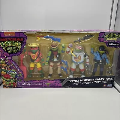 TMNT Mutant Mayhem *Turtles In Disguise Party Pack* Playmates Walmart Exclusive • $39.95