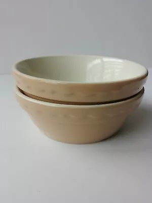 Mason Cash Small Pie Dish Size 1 Ceramic White Cane Set Of 2 Cottagecore • £7.99