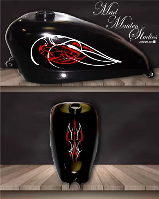 Motorcycle Pinstripe Set Universal Fit For Honda Harley Victory Yamaha • $45.99