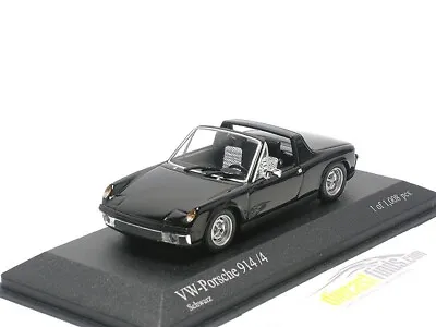 VW Porsche 914/4 1973 Black 1/43 Minichamps MINT! • $63.04