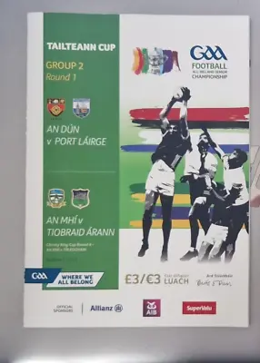 £3 • Buy Down V Waterford And Meath V Tipperary GAA Football Tailteann Cup Programme.