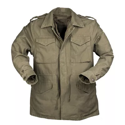 £99.99 • Buy Mil-Tec US Army Washed Olive Drab M51 Winter Parka Jacket With Original Liner 