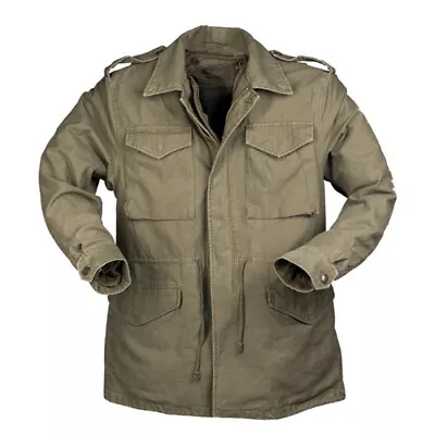 Mil-Tec US Army Washed Olive Drab M51 Winter Parka Jacket With Original Liner  • £99.99