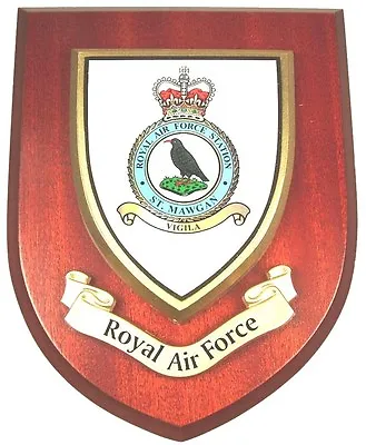 Raf Royal Air Force Station St Mawgan Classic Style Hand Made In Uk Wall Plaque • £19.99