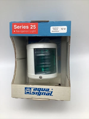 £15 • Buy Aqua Signal Series 25 Navigation Light Starboard 12V 10W. New.
