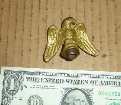 Vintage Brass Eagle FinialLampFlagpoleClockFurniture PartA.1-1/2  X 2-1/4  • $9.99
