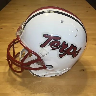 Maryland Terrapins ‘01-‘11 Terps Schutt Air Football Authentic Full-Size Helmet • $180