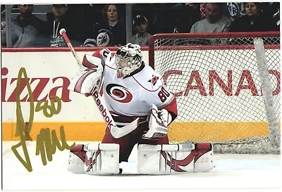 John Muse Autographed 4x6 Color Photo Carolina Hurricanes Goalie #80 B • $9.95