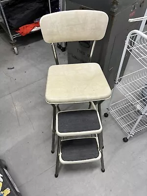 Vintage Mid Century Atomic Design Cosco Kitchen Stool • $99.99