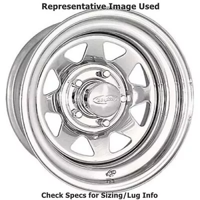 U.S. Wheel 75-5750 75 Series 8-Spoke 15x7 Wheel 5x5.5 Bolt Pattern - Chrome NEW • $226.54