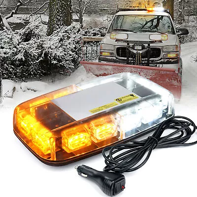 36 LED Strobe Light Bar W/ Magnetic Base Car Rooftop Emergency Flashing Warning • $29.21