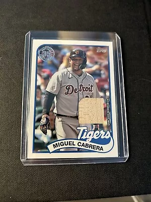 2024 Topps Series 1 - MIGUEL CABRERA - #89BR-MC - 35th Anniversary Bat Relic • $5