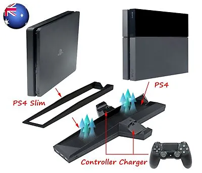 $23.19 • Buy PS4 Cooling Station Vertical Stand Controller Charging Dock For PlayStation 4 AU
