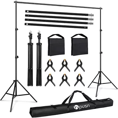 Backdrop Stand 10ft X 7ft Adjustable Photoshoot For Parties Photo Video Studio • $35.99
