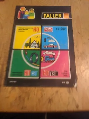 1971/72 FALLER MODEL KIT BUILDINGS CATALOGUE RAILWAY MOTOR CAR RACING Aircraft  • £14