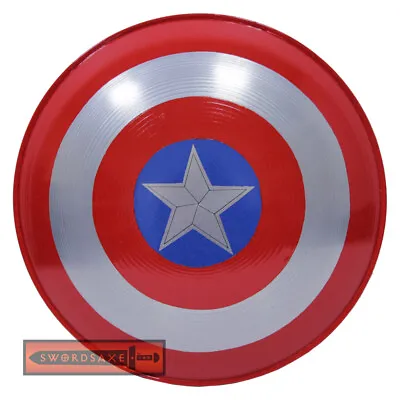 Captain America Circular Round Shield All Metal Replica Star Handmade Cosplay • $49.99