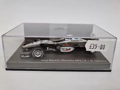 MINICHAMPS 1:43 MIKA HAKKINEN WEST McLAREN MERCEDES MP4/15 B6 696 1910 • $43.16