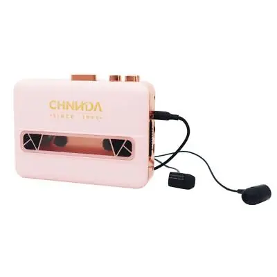 Class Portable Walkman Cassette Player With Headphones - Pink/Gold C15 • £24.99