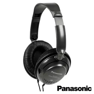 Panasonic Rpht225 Monitor On-ear Headphones W/ In-line Volume Control 3m Cable • £13.95