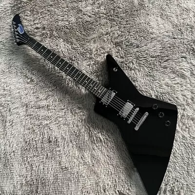 6-Strings Black EX Electric Guitar Solid Mahogany Body HH Pickups Mahogany Neck • $252