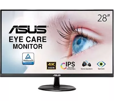 ASUS VP289Q 4K Ultra HD 28  IPS LCD Monitor • £219.99