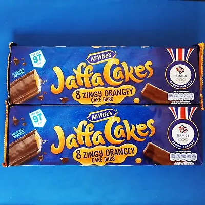 McVities Jaffa Cakes Cake Bars X 16  NEW SHIPS WORLDWIDE • £6