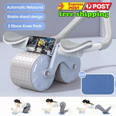 Abdominal Wheel Rebound Ab Roller Wheel With Elbow Support Roller • $38.99