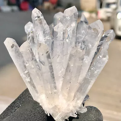 177g   New Find White Clear Quartz Crystal Cluster Mineral Specimen Healing • $3.25