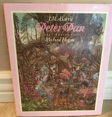 PETER PAN By J.M. Barrie & Michael Hague Henry Holt 1987 HBDJ 1st • $11.99