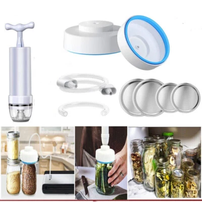 $16.11 • Buy Canning Jar Sealing Kit Vacuum Sealer For Use With Regular-mouth And Wide-mout