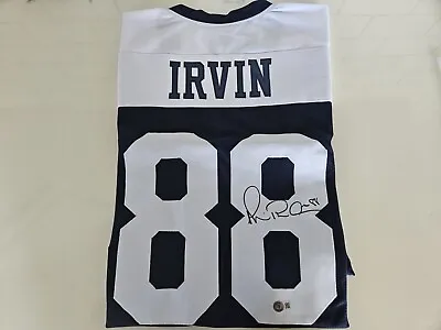 Michael Irvin Signed Dallas Cowboys Jersey Beckett Authenticated • $140