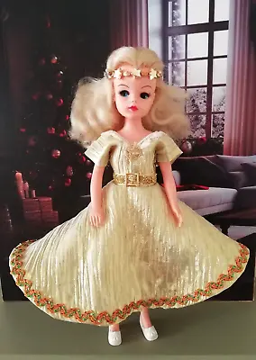 Party Dress Pedigree Sindy Handmade Gold Starlet Marilyn Monroe Inspired No Doll • £15.99