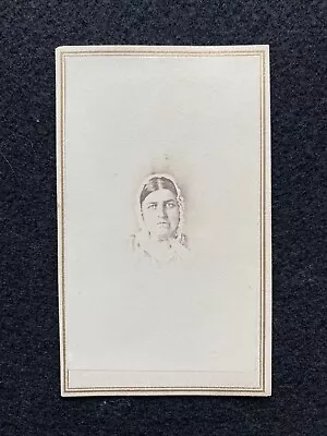 Antique Providence Rhode Island Pretty Woman Civil War Era CDV Photo Card • $9.95