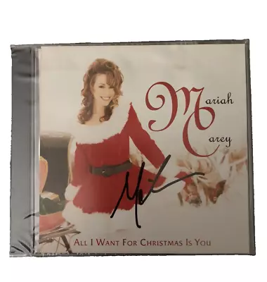 Mariah Carey Signed All I Want For Christmas Is You Cd + Autographed Booklet • $49.96