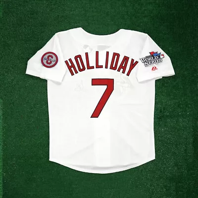 Matt Holliday 2013 St. Louis Cardinals World Series White Home Men's Jersey • $129.99