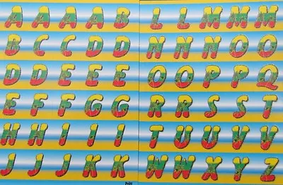 Pritt KidsArt Glitter Stickers Alphabet Letters Stars NEW • $3.50