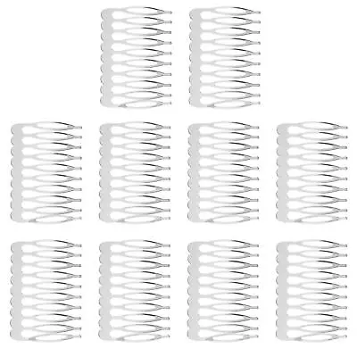 10pcs Metal Blank Hair Combs Hair Clip Pin Wedding Bridal Hair DIY Barrettes • £4.99