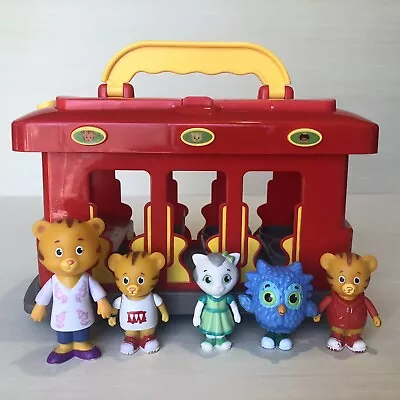 Daniel Tiger's Neighborhood Deluxe Electronic Trolley + Figures Lot • $21.99