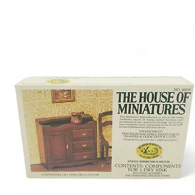 X-ACTO The House Of Miniatures Collectors Series Dry Sink Doll Furniture Kit VTG • $7.99