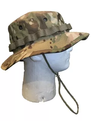 Original Army Issue Boonie Bush Hat OCP Scorpion Multicam 50/50 Nylon Cotton USA • $24.98