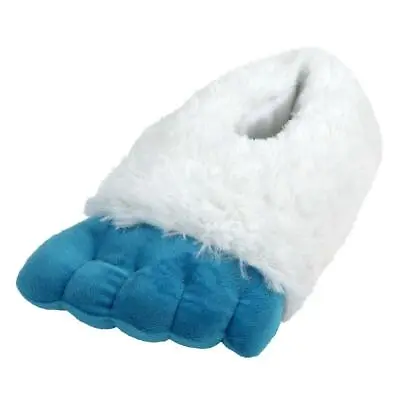 Yeti Abominable Snowman Feet Slippers - Blue & White Bumble Snow Monster Shoes • $33.95