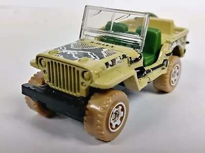 1948 Willys Jeep Matchbox MBX 2022 Off Road #50 Camo RG Wheels 1:52 Loose • $7.99